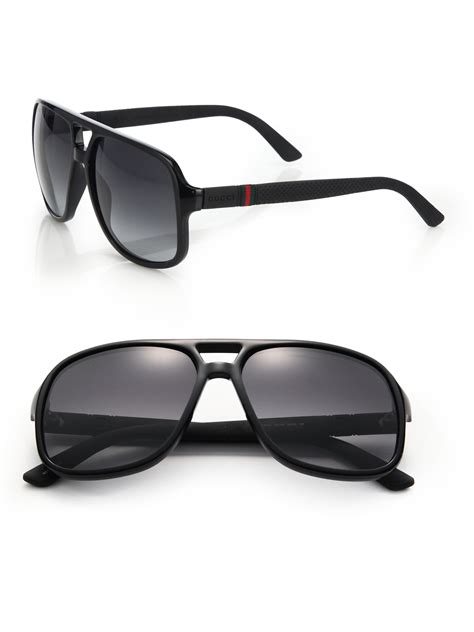 gucci mirrored aviator sunglasses on ebay|Gucci aviator sunglasses men's.